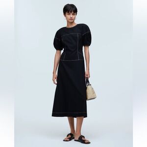 Madewell Dress 4 Black Dark Cottagecore